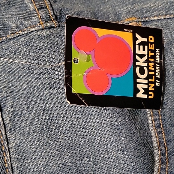 NWT: Vintage Mickey Mouse Denim Shorts by Jerry Leigh - Picture 10 of 14